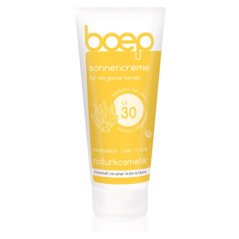 Boep Natural Sun Cream Sensitive krém na opaľovanie SPF 30