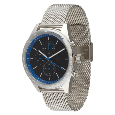 LACOSTE Analógové hodinky 'Apext'  modrá / čierna / strieborná / biela