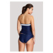 Vrchný diel plaviek Swimwear Anya Cruise Bandeau Tankini navy/white SW1091