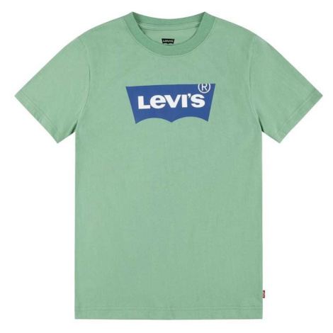 Detské tričko Levi's zelená farba, s potlačou Levi´s