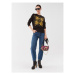 Versace Jeans Couture Mikina 75HAIF07 Čierna Regular Fit