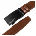 PETERSON HNEDÝ ELEGANTNÝ OPASOK PRE PÁNOV PTN A004 BROWN