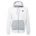 Nike Sportswear Tepláková bunda  svetlosivá / sivá