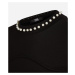 Top Karl Lagerfeld Lslv Embellished Top Black