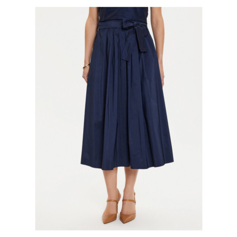 Weekend Max Mara Midi sukňa 2425106051 Tmavomodrá Regular Fit