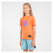 Detské basketbalové tričko TS500 FAST oranžové