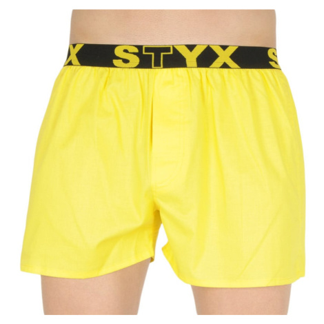 Men's briefs Styx sports rubber yellow