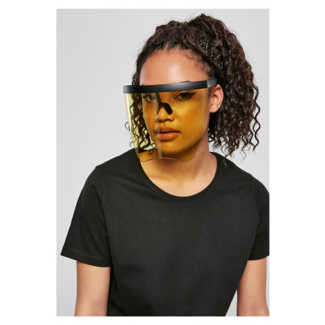 Sunglasses with front lens black/yellow Urban Classics