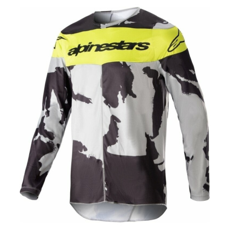 Alpinestars Racer Tactical Jersey Gray/Camo/Yellow Fluorescent Motokrosový dres