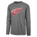 Detroit Red Wings pánske tričko s dlhým rukávom Line Up MVP ´47 CLUB Long Sleeve Tee grey