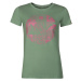 Women's T-shirt made of organic cotton ALPINE PRO ECCA loden frost variant pb