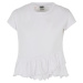 Girls' Organic T-Shirt Volant White