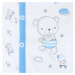 Dojčenské celorozopínacie body New Baby Bears modré 50, 20C36887