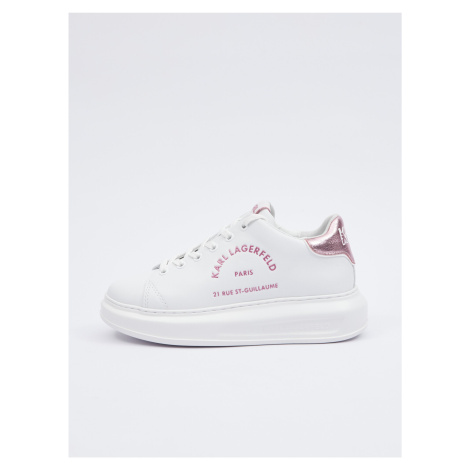 White leather women's sneakers KARL LAGERFELD - Women's