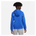 Nike NSW SI FLC PO HOODIE BB Chlapčenská mikina, modrá, veľkosť