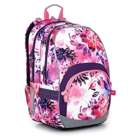 Kvetinová školská taška Topgal KIMI 22011