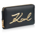 Peňaženka Karl Lagerfeld K/Signature Continental Wallet Čierna