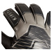 Brankárske futbalové rukavice F100 čierno-sivé