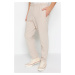 Trendyol Stone Regular Fit Gabardine Trousers