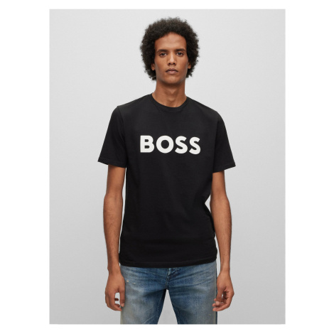 Tričká s krátkym rukávom pre mužov BOSS - čierna, biela Hugo Boss
