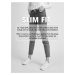 Slim fit pre ženy Diesel - tmavosivá