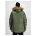 ALPHA INDUSTRIES Zimná parka 'N3B VF 59'  tmavozelená