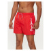 Pepe Jeans Plavecké šortky Logo Swimshort PMB10393 Červená Regular Fit