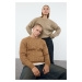 Trendyol Mink More Sustainable/Couple Soft Texture Basic Knitwear Sweater