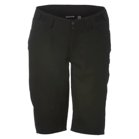 GIRO Cyklistické nohavice krátke bez trakov - ARC SHORT W PLUS LINER - čierna