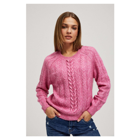 Sweater with decorative fabric Moodo