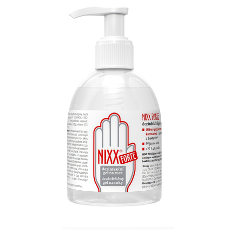 Nixx Dezinfekčný gel na ruky s dávkovačom 250 ml