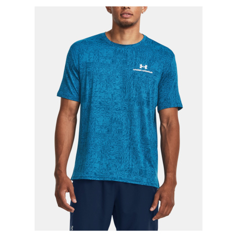 Modré športové tričko Under Armour UA Rush Energy Print SS