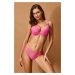 Dvojdielne plavky Glitter Pink Push-up