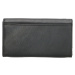 Luxusná kožená dámska peňaženka Goodman v krabičke - čierna