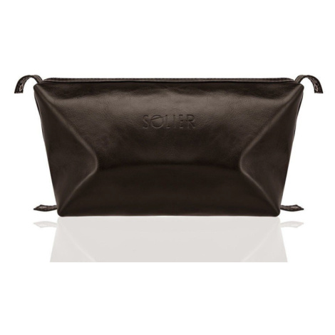 Solier pánska kožená kozmetická taška Perth Dark