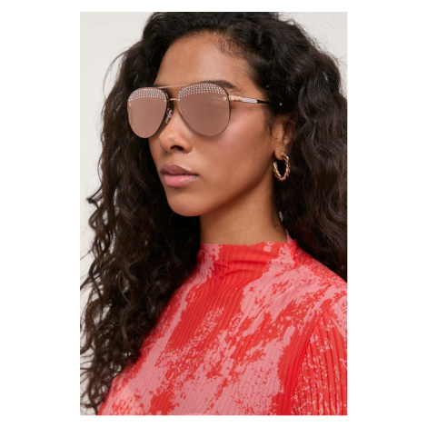 Slnečné okuliare Michael Kors EAST SIDE dámske, ružová farba, 0MK1135B