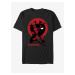 Čierne unisex tričko Marvel Samurai Deadpool