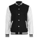 Oldschool College Jacket blk/wht