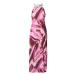 Trendyol Letné šaty  ružová / svetloružová / bordová / biela