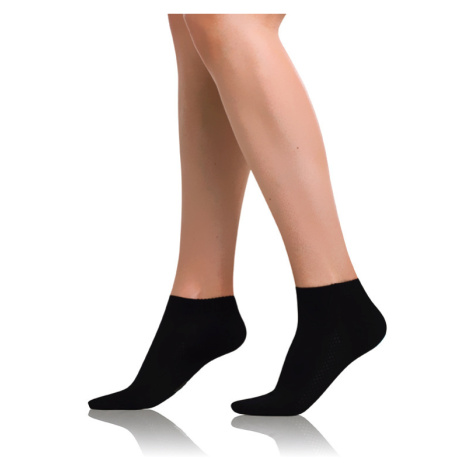 Bellinda BAMBUS AIR LADIES IN-SHOE SOCKS - Krátke dámske bambusové ponožky - čierna
