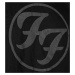 Tričko metal ROCK OFF Foo Fighters Logo Hi-Build Čierna