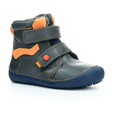 D.D.Step DDStep W063-374 modré zimné barefoot topánky 35 EUR