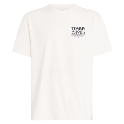 Tommy Jeans Tričko '1985 Collection'  čierna / biela Tommy Hilfiger