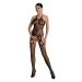 Passion ECO BS002 black- Bodystocking Farba: Čierna