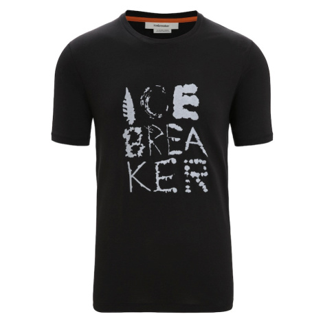 ICEBREAKER Funkčné tričko  svetlosivá / čierna Icebreaker Merino