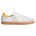 ADIDAS ORIGINALS Nízke tenisky 'Samba'  svetlosivá / oranžová / biela