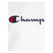 Champion Mikina Script Logo Embroidery 217858 Biela Regular Fit