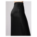 Simple Midi sukňa SDD501 Čierna Regular Fit