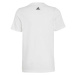 adidas LIN TEE Chlapčenské tričko, biela, veľkosť