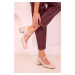 Soho Beige Women's Classic Heeled Shoes 18447